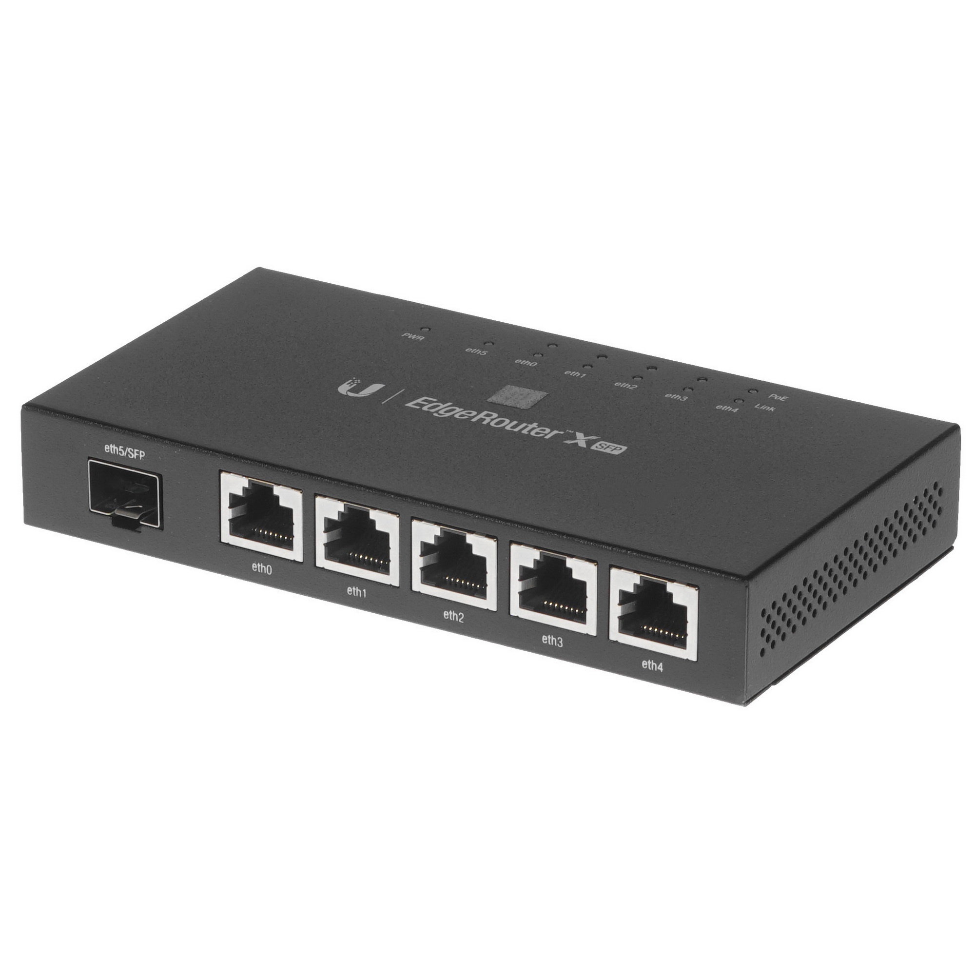 Сетевое оборудование UBIQUITI ER-X-SFP Маршрутизатор 5x Ethernet, 1x SFP, раздача PoE