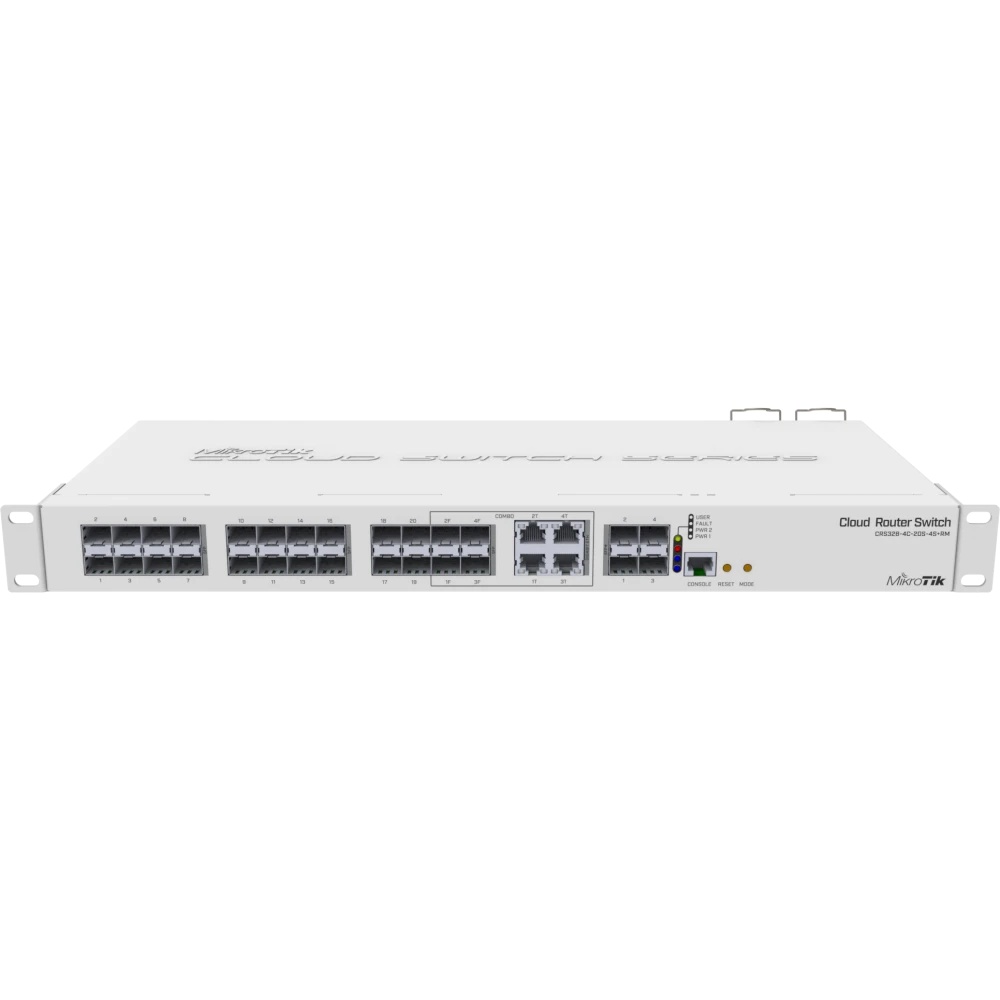 Коммутатор 20PORT SFP 4SFP+ CRS328-4C-20S-4S+RM MIKROTIK