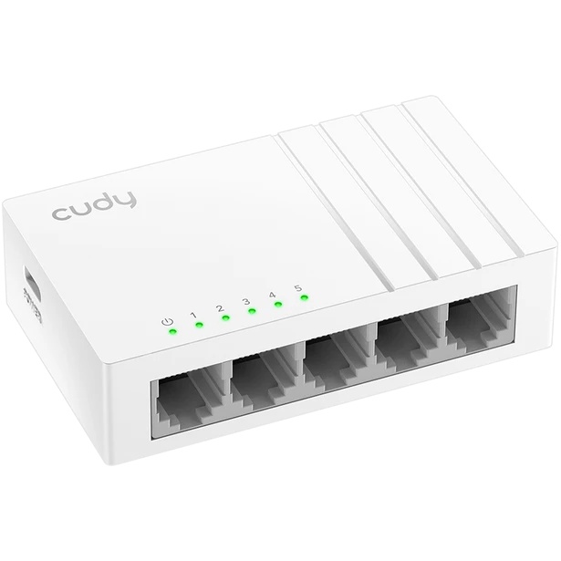 Коммутатор 5-Port Gigabit Desktop Switch, 5 10/100/1000M RJ45 Ports, Loop Detection, Desktop Plastic