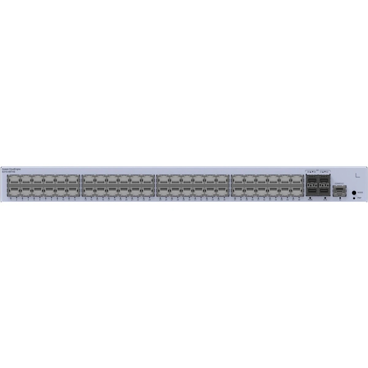 Коммутатор HUAWEI S310-48T4S L2+ (static route), 48*10/100/1000BASE-T ports, 4*GE SFP ports,