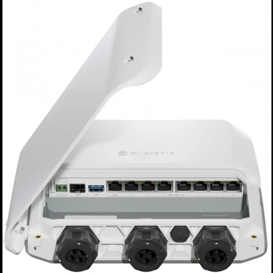 Маршрутизатор/ RB5009UPr+S+OUT Wired router 2.5 Gigabit Ethernet, Gigabit Ethernet White
