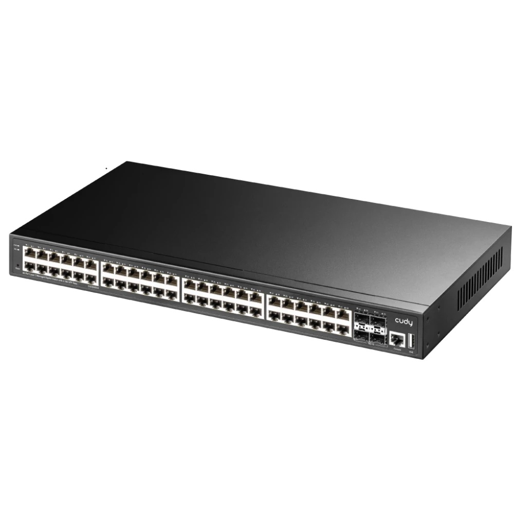 Коммутатор Cudy GS5048S4 (L3) 48x1Гбит/с 4SFP+ управляемый
