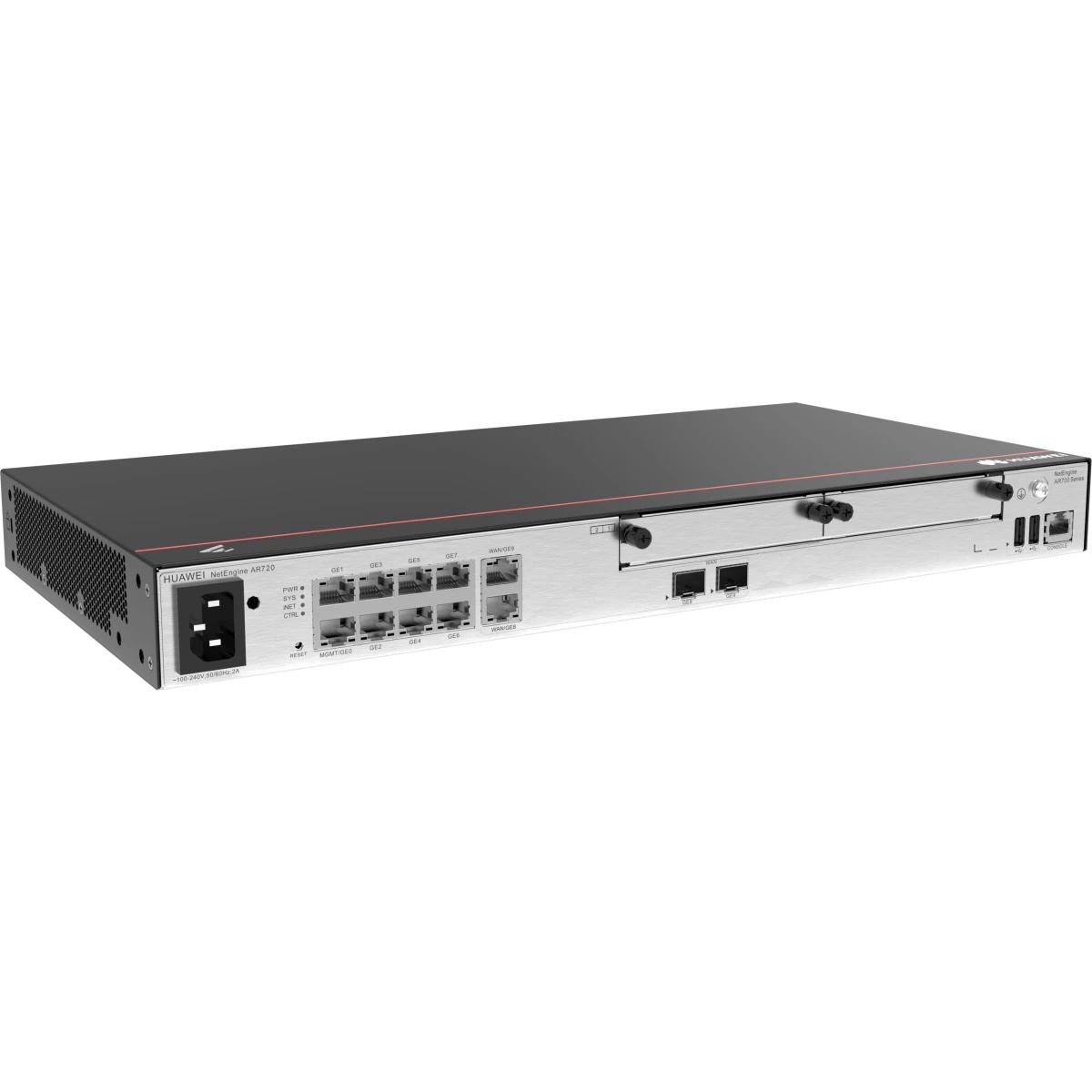 Маршрутизатор HUAWEI Router AR720 2*GE combo WAN, 1*10GE(SFP+) WAN, 8*GE LAN, 1*GE combo LAN, 2*USB,