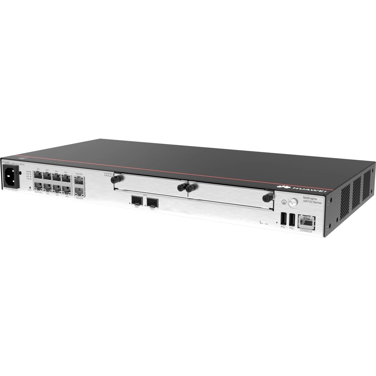 Маршрутизатор HUAWEI Router AR720 2*GE combo WAN, 1*10GE(SFP+) WAN, 8*GE LAN, 1*GE combo LAN, 2*USB,