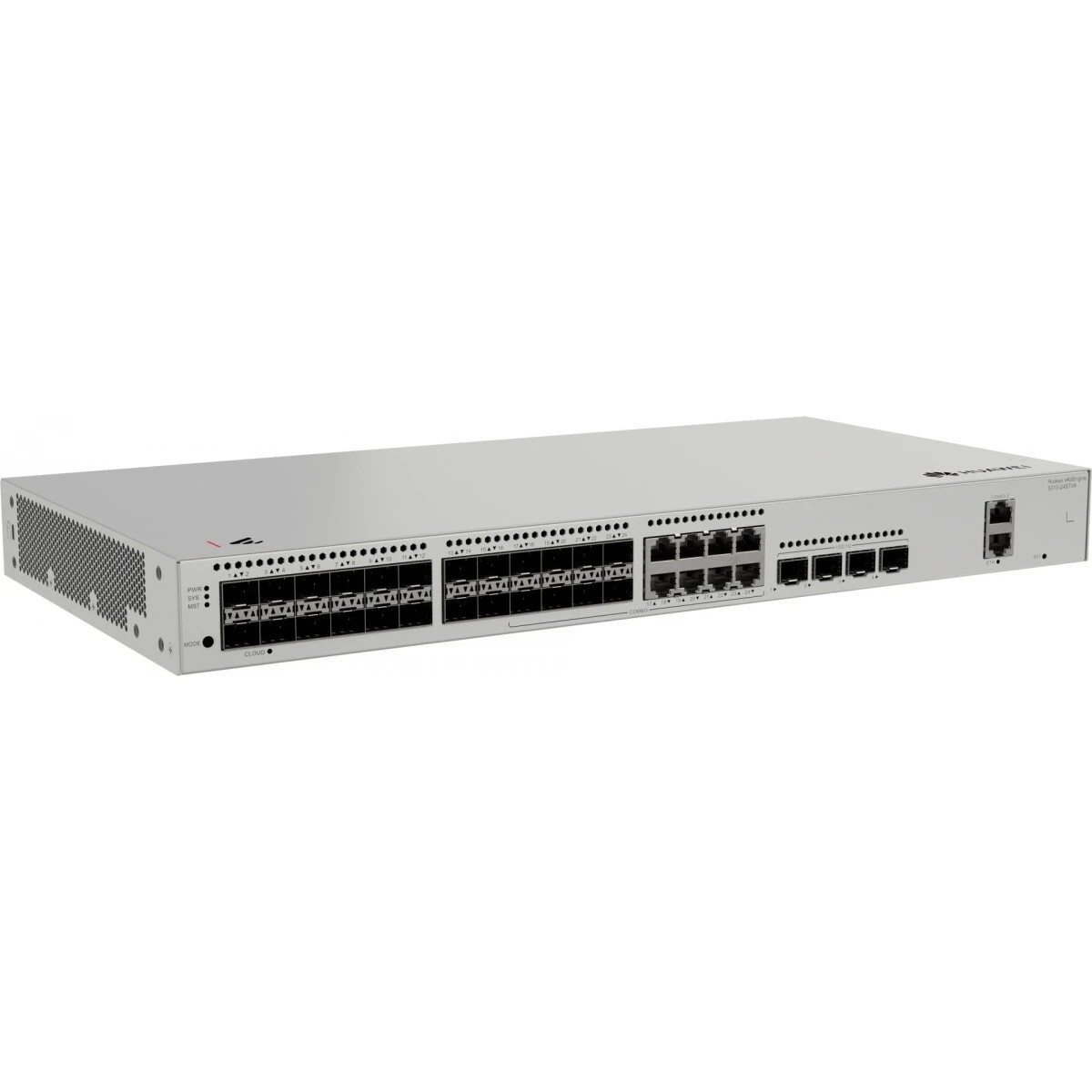 Коммутатор HUAWEI S310-24ST4X (L2+, 24*GE SFP ports, 8 of which are dual-purpose 10/100/1000 or SFP,