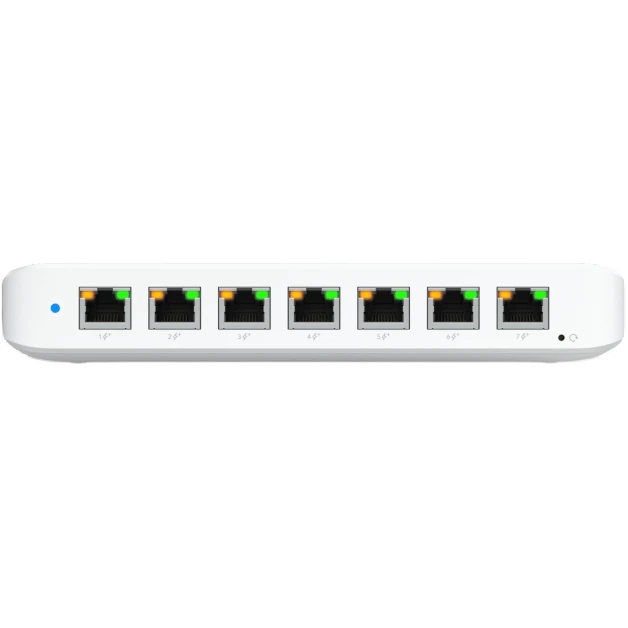 Коммутатор Ubiquiti UniFi Switch Ultra 60W PoE-коммутатор, 8х 1G RJ45, раздача 52 Вт