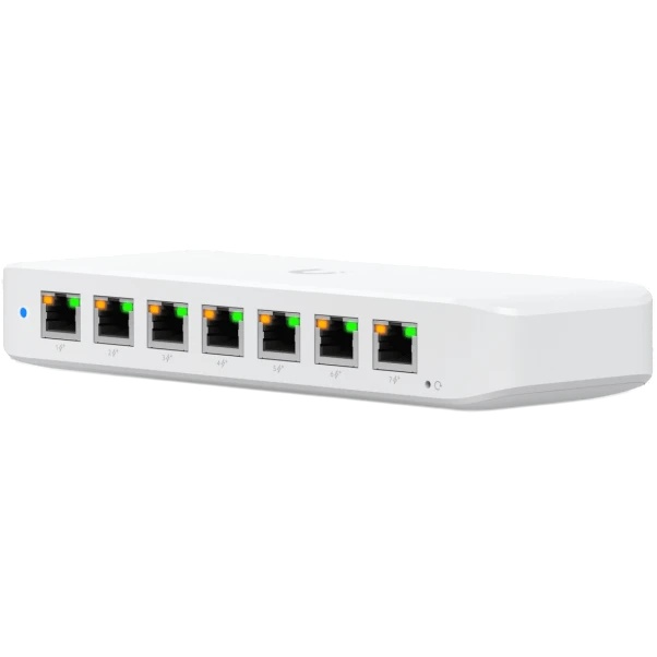 Коммутатор Ubiquiti UniFi Switch Ultra 60W PoE-коммутатор, 8х 1G RJ45, раздача 52 Вт