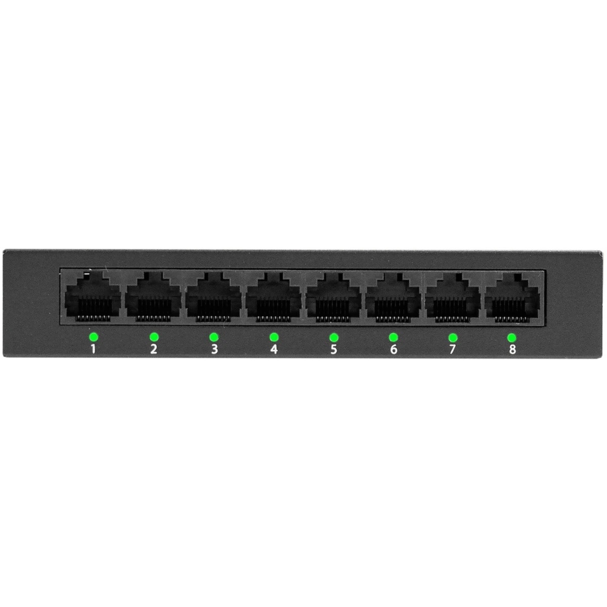 Коммутатор неуправляемый ExeGate EDES-1008D (8-портовый UTP 10/100Mbps, металлический корпус, с функ