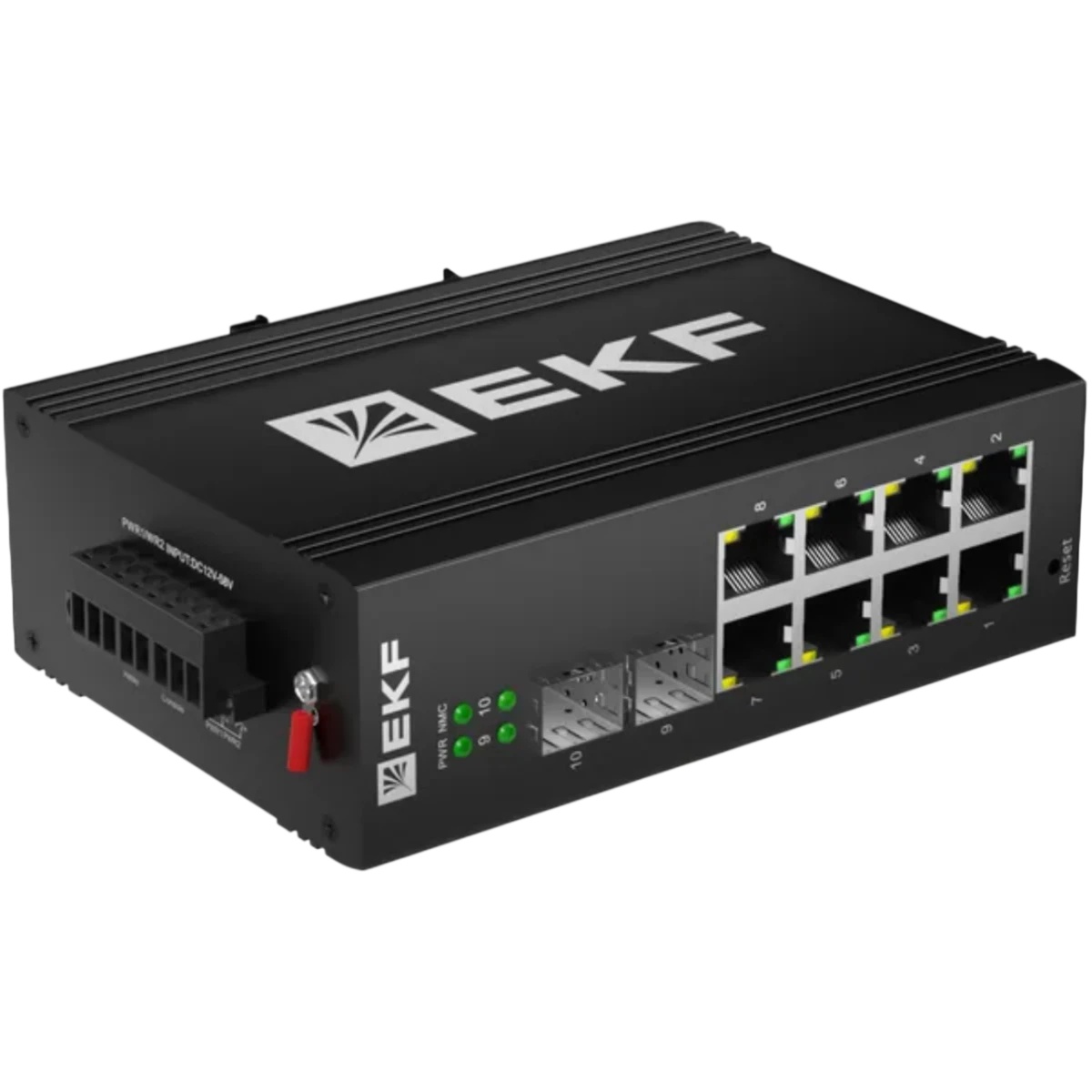 Коммутатор промышленный управляемый EKF TSX-ML2-2GX/SFP-8GTP уровня L2 ML2-2GX/SFP-8GTP 2 порта 1000