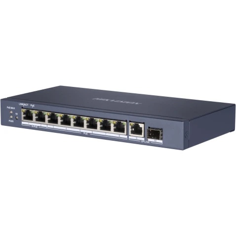 Коммутатор Hikvision DS-3E0510HP-E неуправляемый
