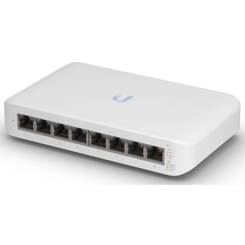 Коммутатор UBIQUITI USW-LITE-8-POE 8POE 1000M POE