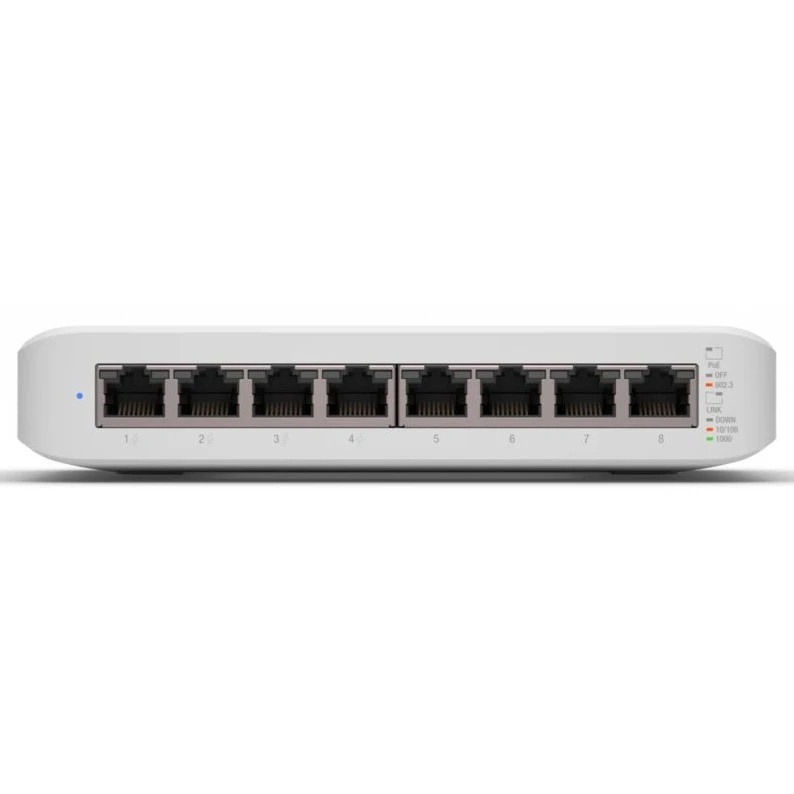 Коммутатор UBIQUITI USW-LITE-8-POE 8POE 1000M POE