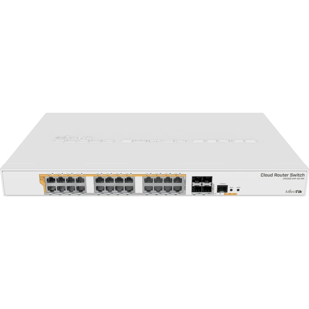 Маршрутизатор 24 POE+/SFP+ CRS328-24P-4S+RM MIKROTIK