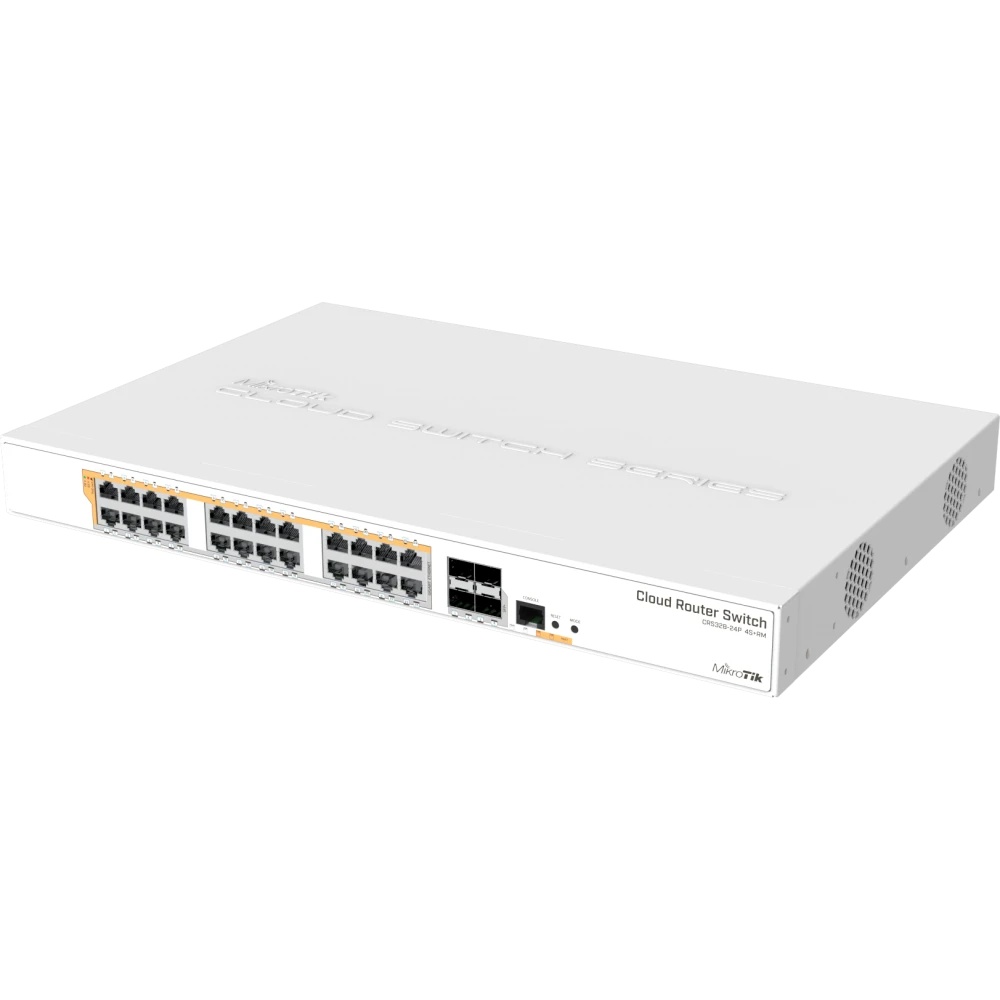 Маршрутизатор 24 POE+/SFP+ CRS328-24P-4S+RM MIKROTIK