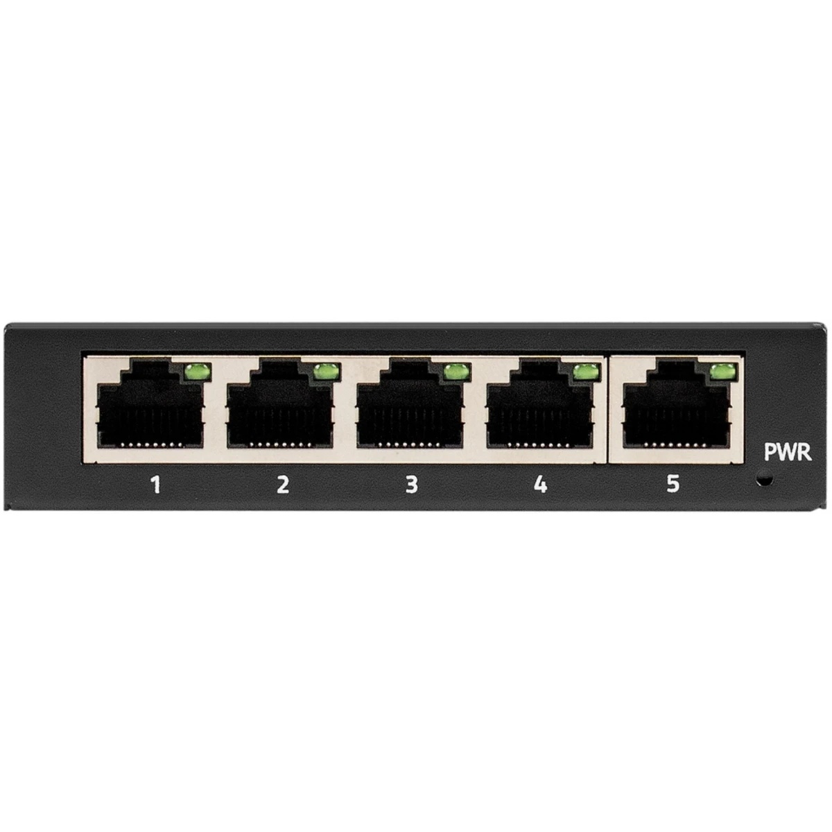 Коммутатор неуправляемый ExeGate EDGS-1005D (5-портовый гигабитный UTP 10/100/1000 Base-T, металличе