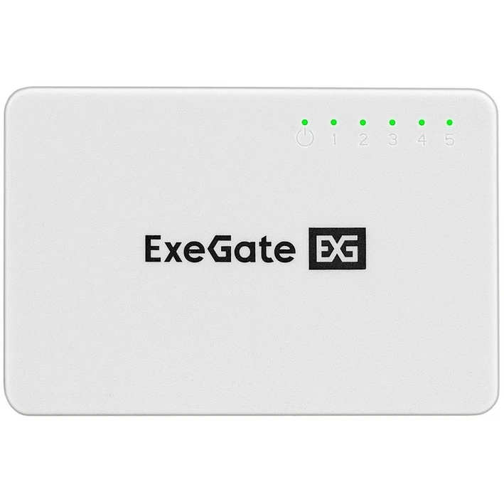 Коммутатор неуправляемый ExeGate EDGS-1005С (5-портовый гигабитный UTP 10/100/1000 Base-T, с функцие