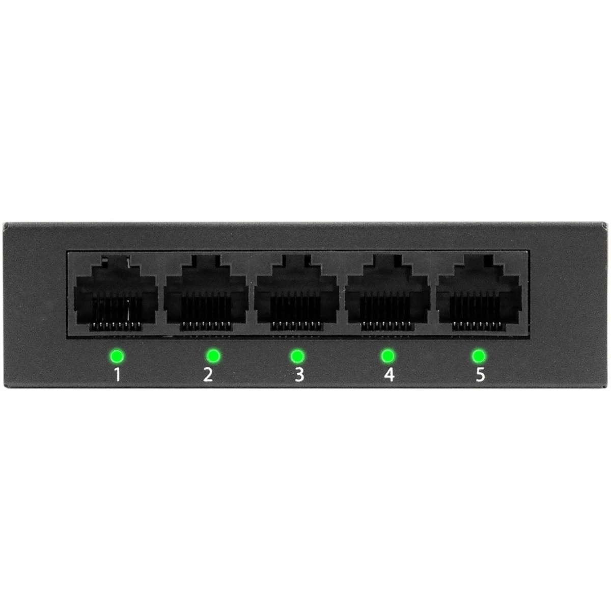 Коммутатор неуправляемый ExeGate EDES-1005D (5-портовый UTP 10/100Mbps, металлический корпус, с функ