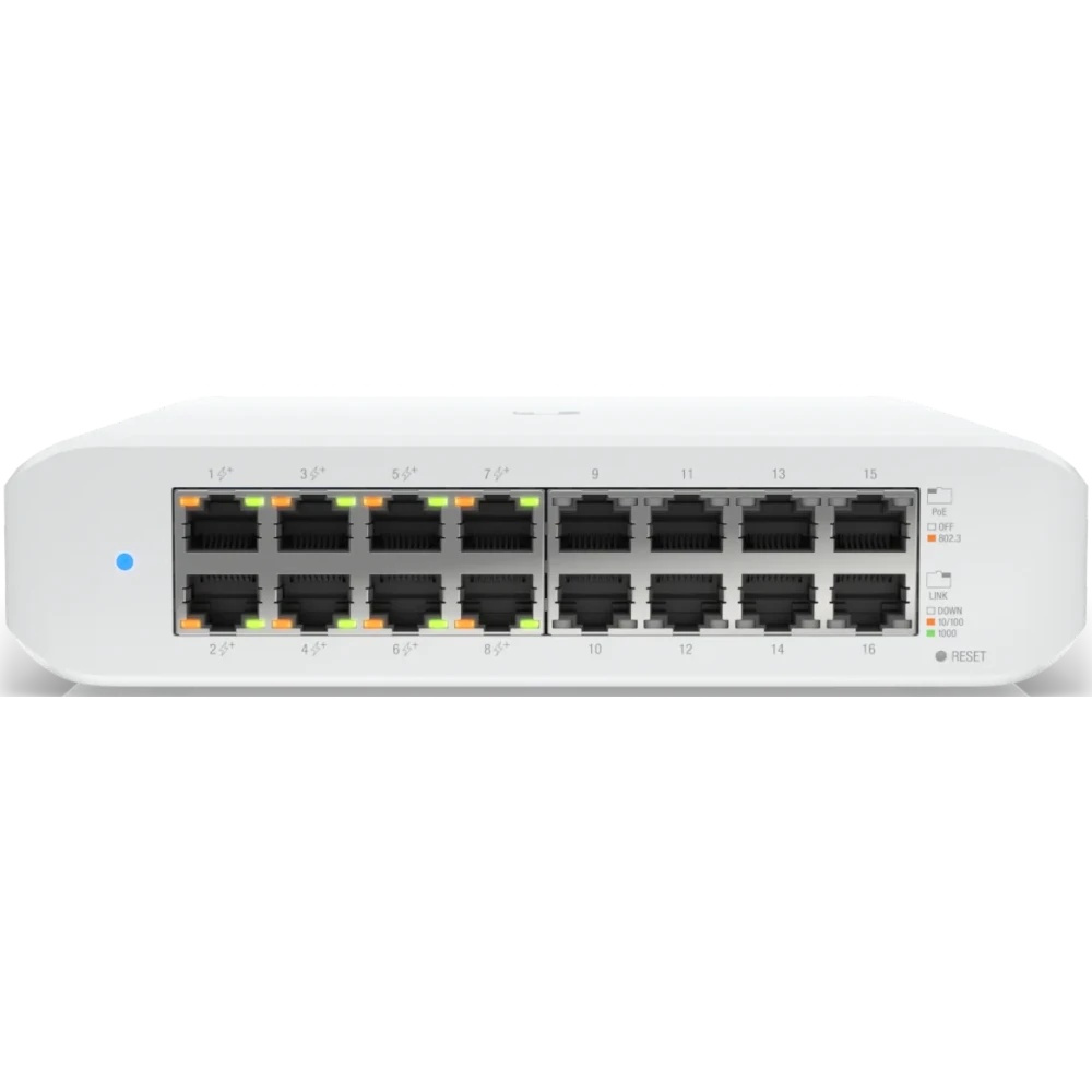 Коммутатор UniFi Desktop 16Port Gigabit Switch with PoE