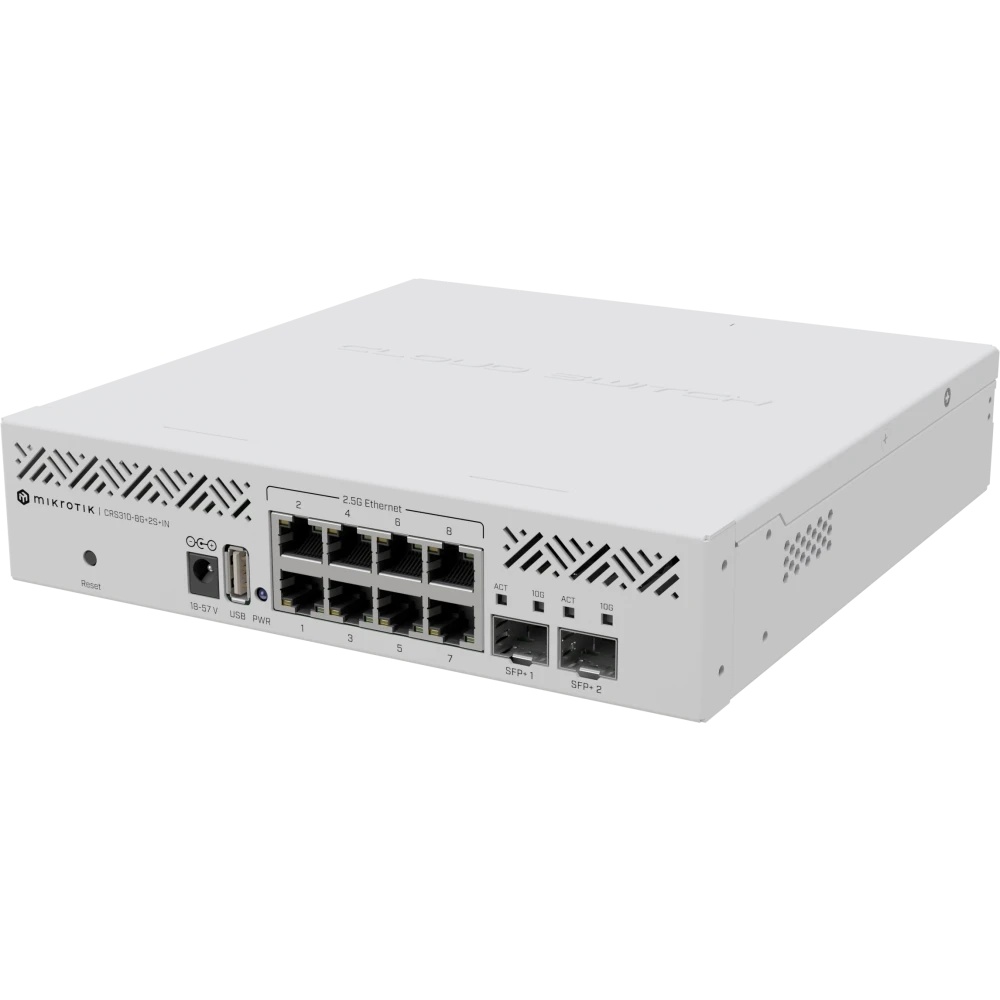 Коммутатор Mikrotik CRS310-8G+2S+IN