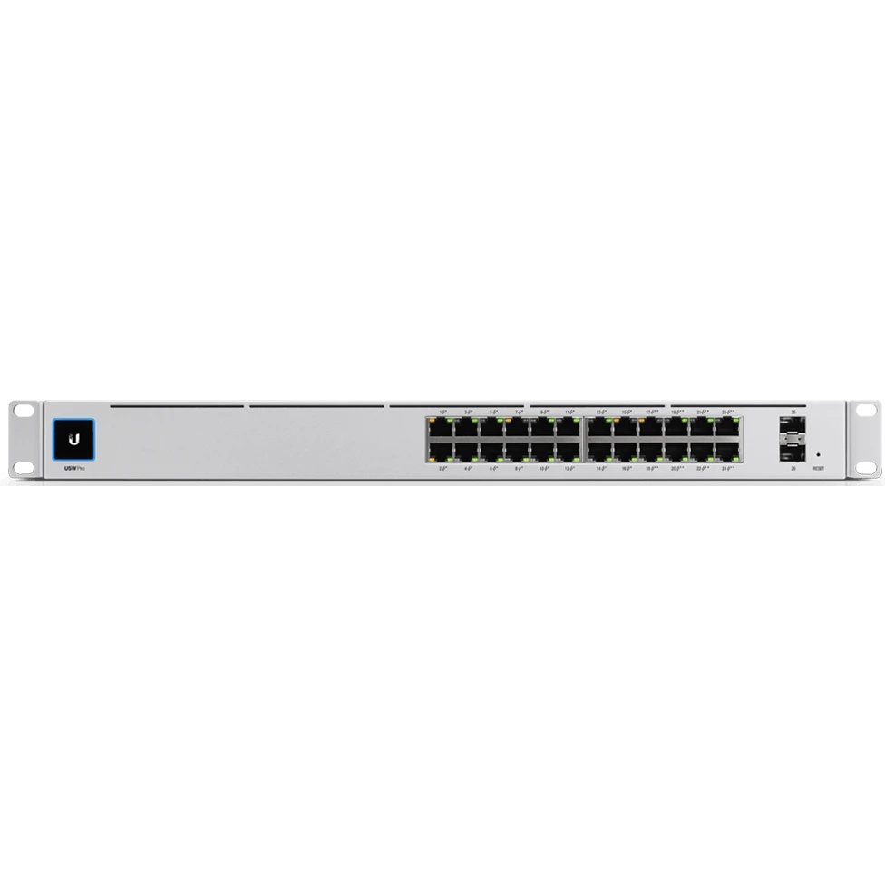 Коммутатор 24PORT 1000M 2SFP POE USW-PRO-24-POE UBIQUITI