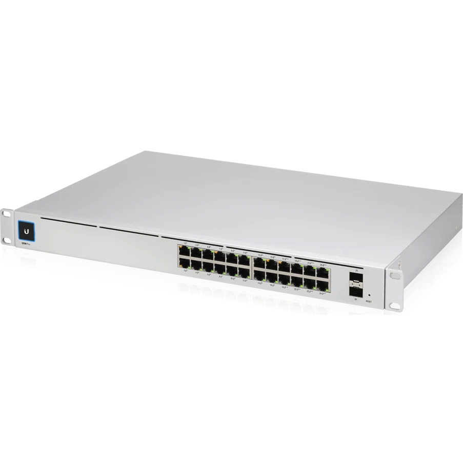 Коммутатор 24PORT 1000M 2SFP POE USW-PRO-24-POE UBIQUITI