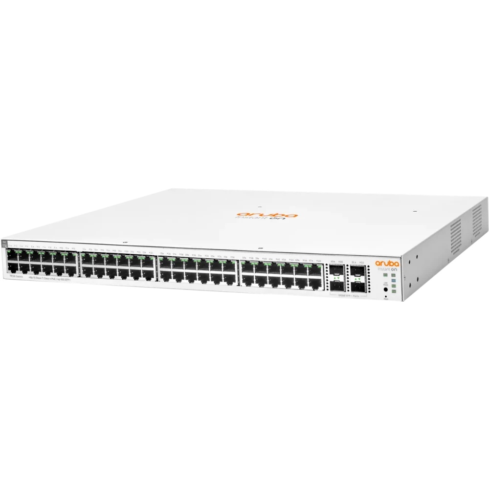 Коммутатор HPE JL686B Aruba Instant On 1930 48G Class4 PoE 4SFP/SFP+ 370W