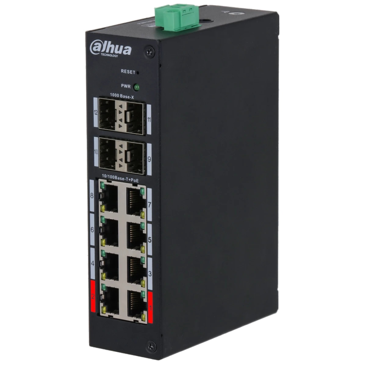 Коммутатор Dahua DH-HS4412-8ET-120 управляемый