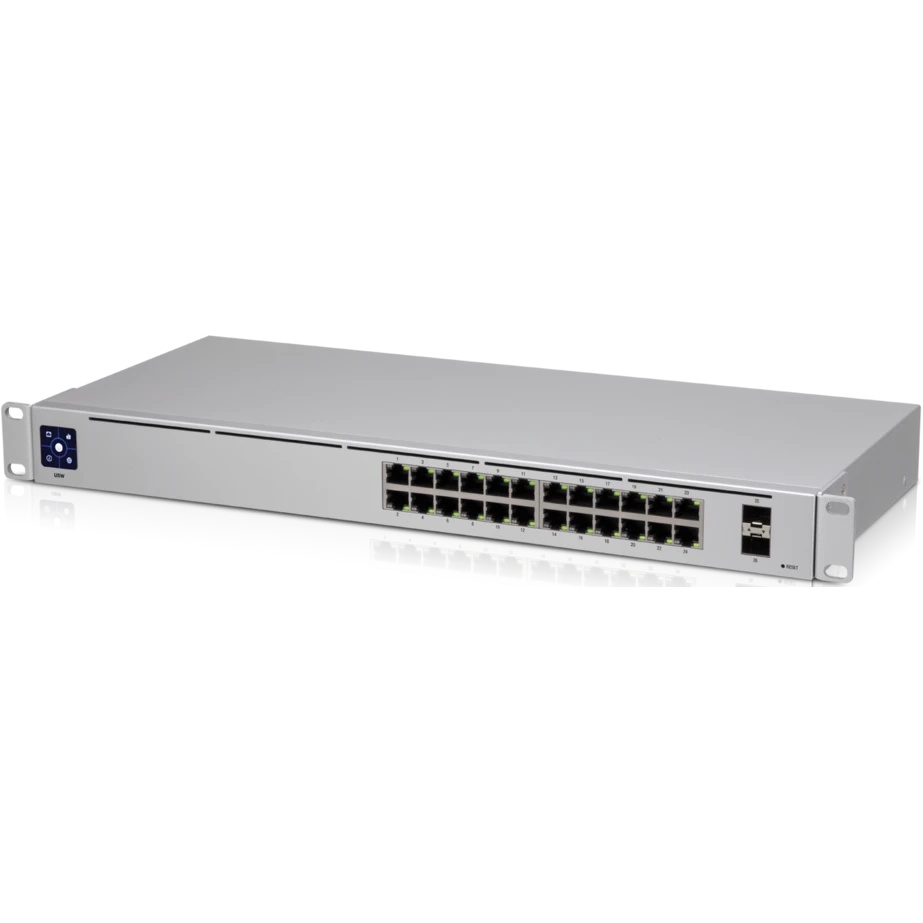 Коммутатор 24PORT 1000M 2SFP USW-24 UBIQUITI
