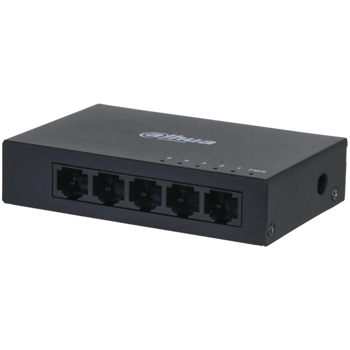 Коммутатор 5-в-1 Dahua DH-PFS3005-5ET /5 портовдо 100 Мбит.с/коммутация до 1 Гбит.с/неуправляемый/Pl
