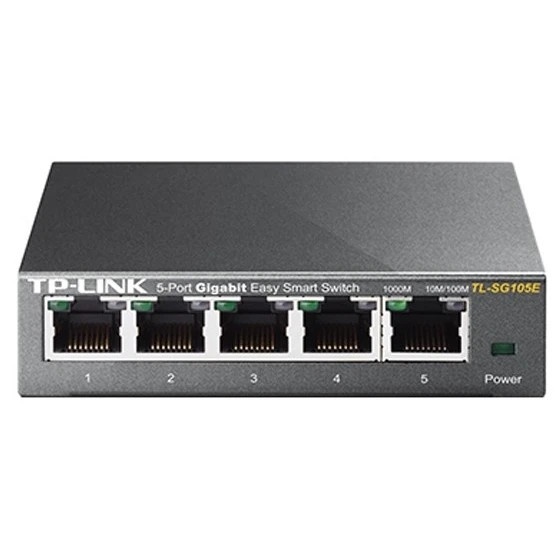 Сетевой коммутатор TP-Link SMB TL-SG105E 5-Port Gigabit Desktop Easy Smart Switch, 5 10/100/1000Mbps