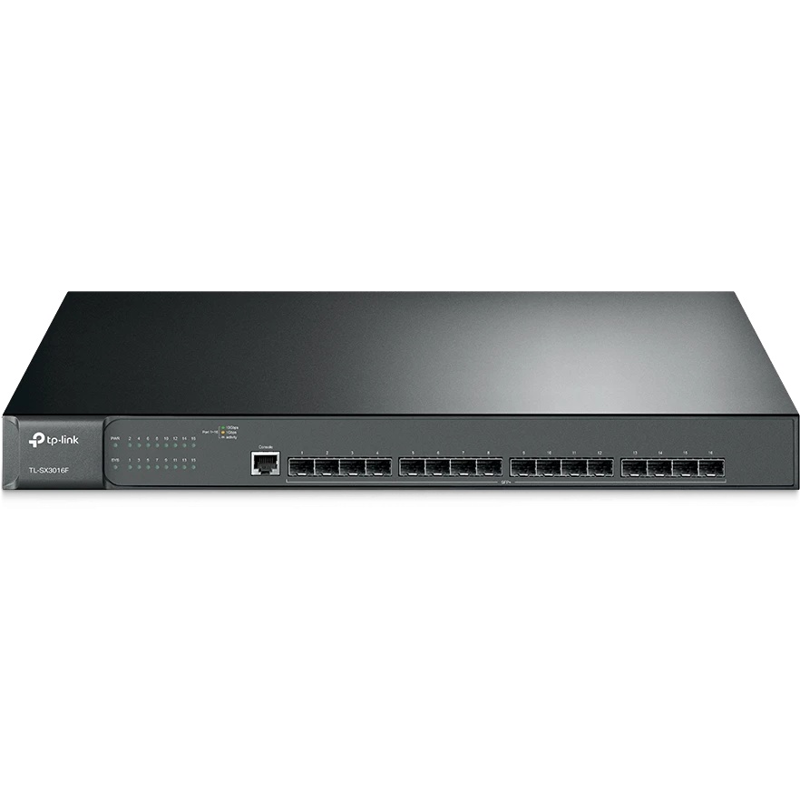 Коммутатор TP-Link JetStream 16-Port 10GE SFP+ L2+ Managed Switch PORT: 16× 10G SFP+ Slots