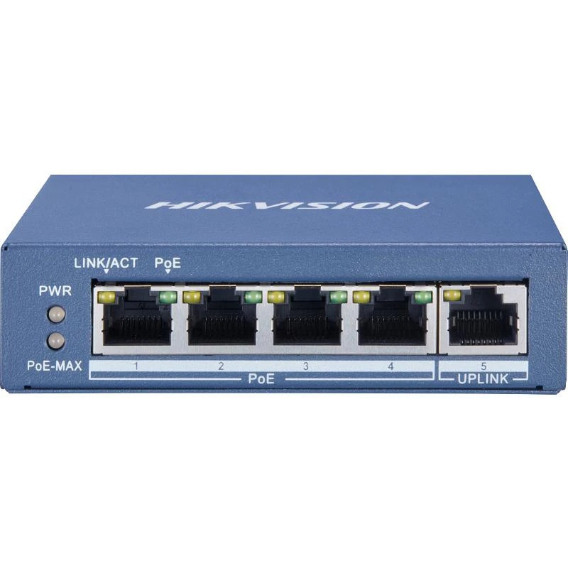 Коммутатор 4PORT 1000M POE DS-3E0505P-E/M HIKVISION