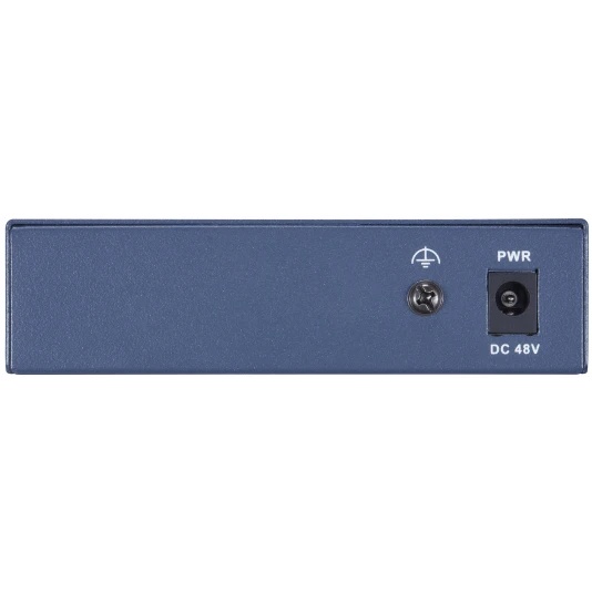Коммутатор Hikvision DS-3E0505P-E 1x100Mb 4G 4PoE+ 60W неуправляемый