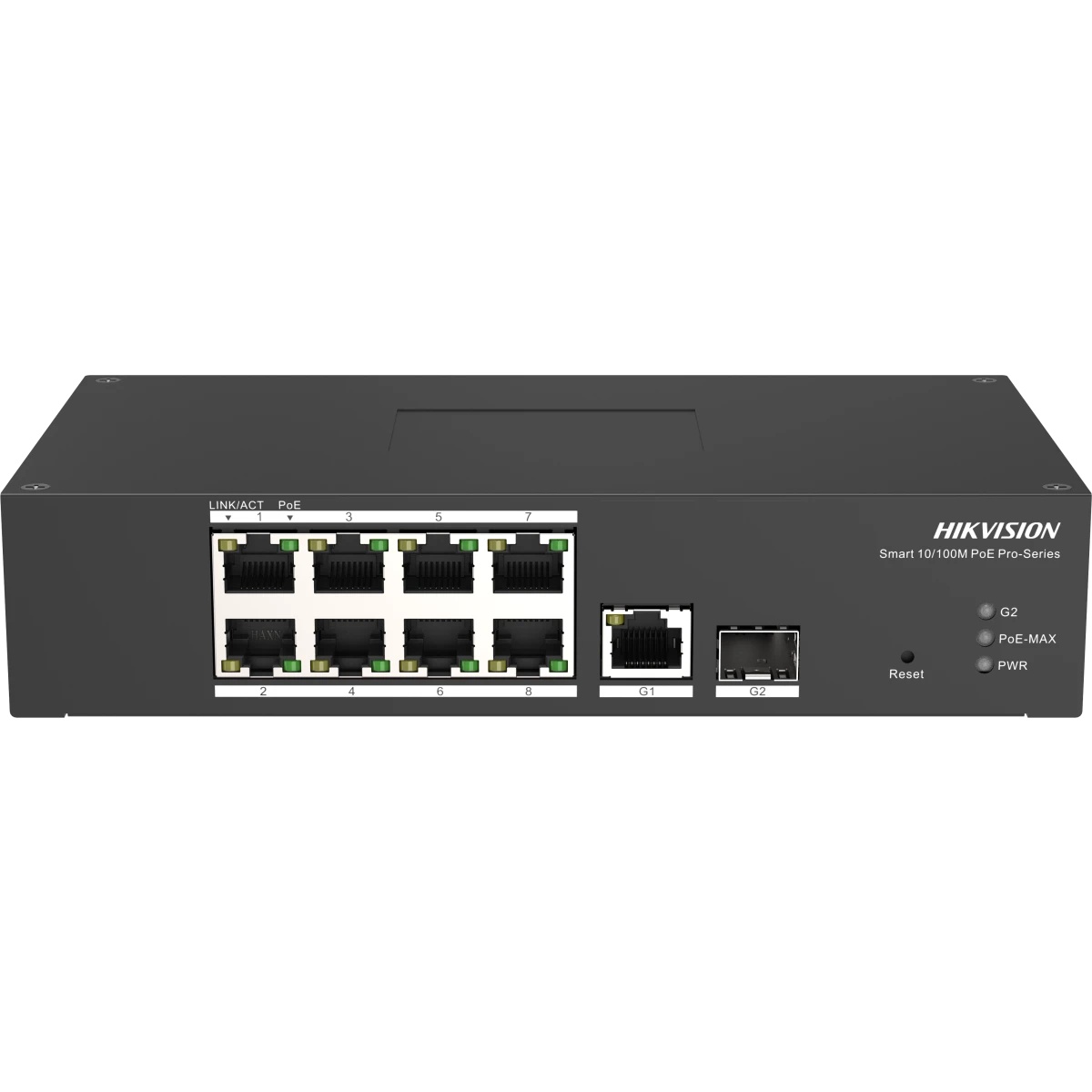 POE-коммутатор 8-портовый Fast Ethernet Smart Harsh Hikvision DS-3T1310P-SI/HS(O-STD)