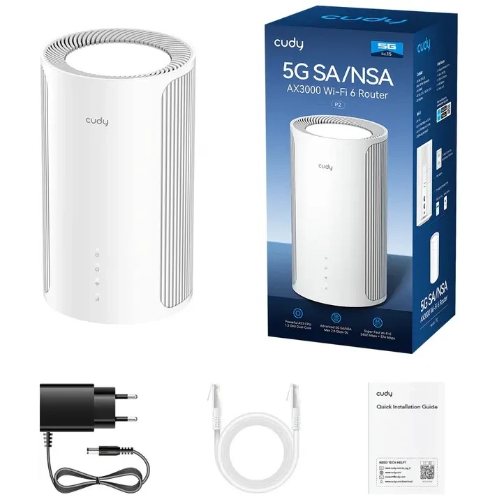 Маршрутизатор CUDY P2 AX3000 Wi-Fi 6 5G Router