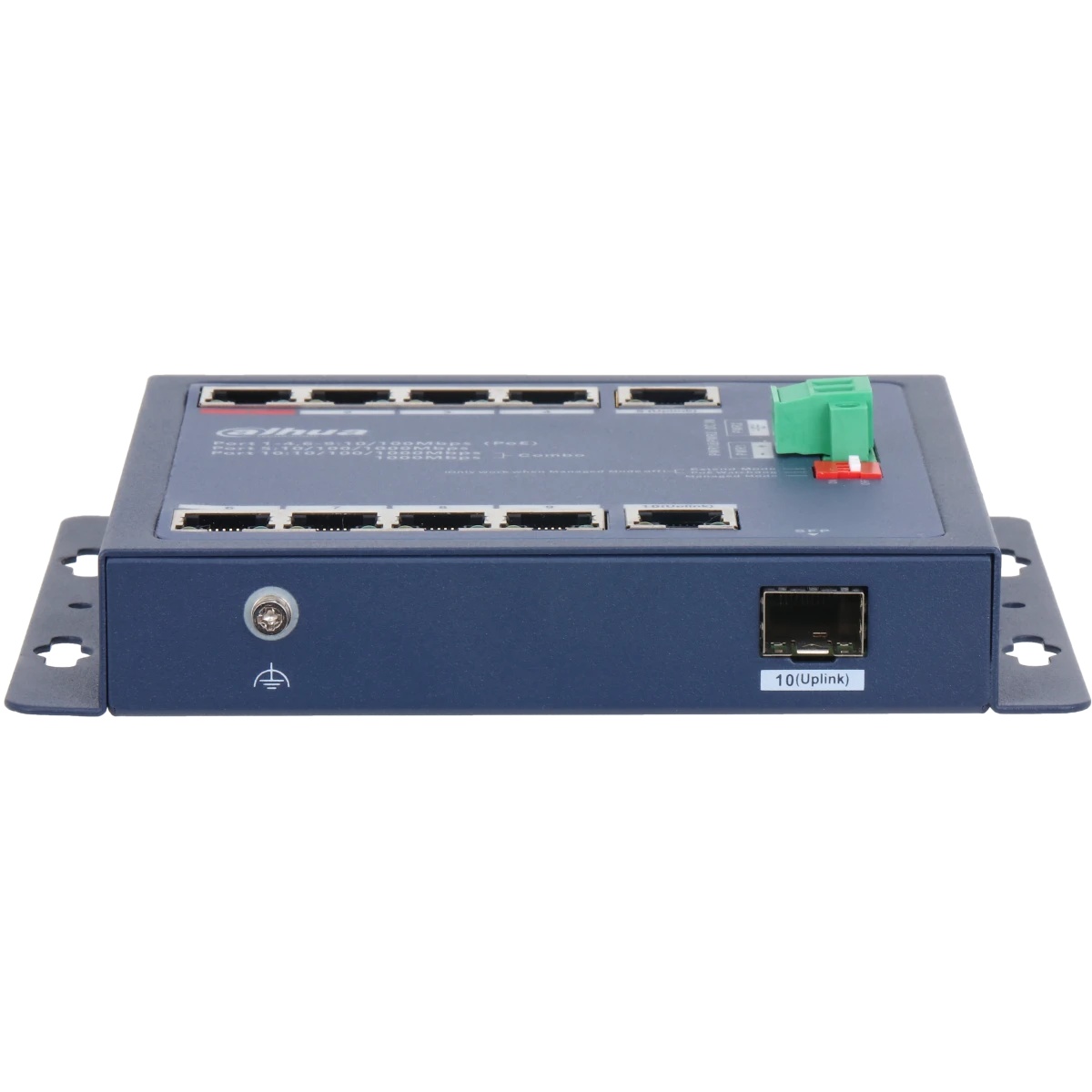Коммутатор Dahua DH-CHS4110-8ET-90-F 8x100Мбит/с 1x1Гбит/с управляемый