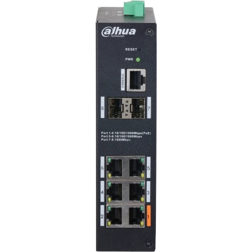 Коммутатор Dahua DH-HS4208-4GT-90 управляемый