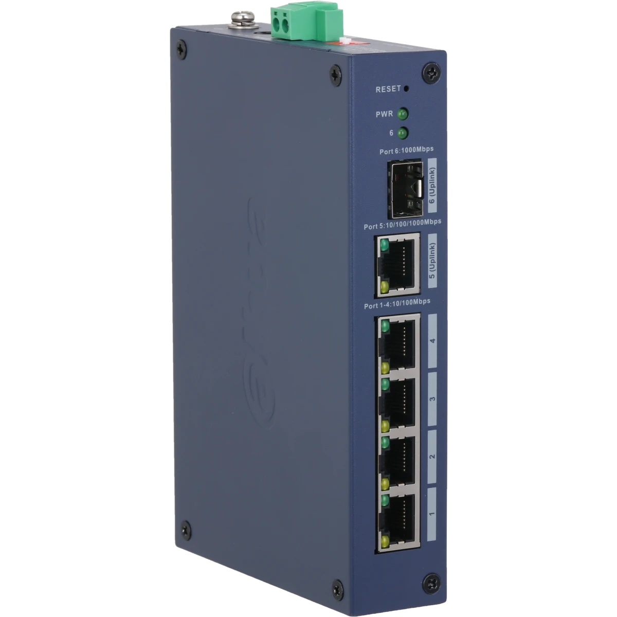 Коммутатор 6-портовый управляемый DAHUA DH-CHS4106-4ET 4 RJ45 10/100Мбит/с, 1 RJ45 10/100/1000Мбит/с