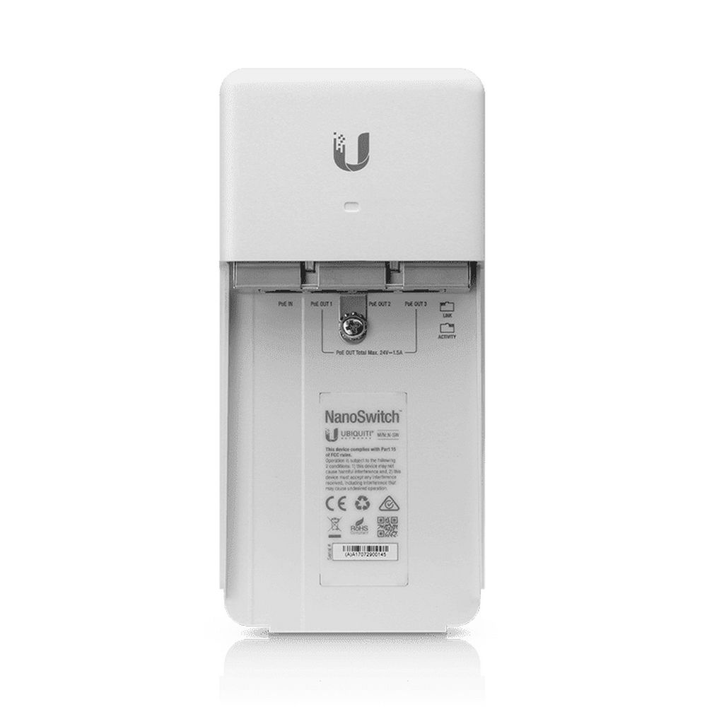 Неуправляемый PoE-коммутатор Ubiquiti NanoSwitch