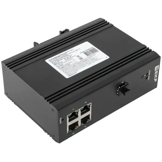 Коммутатор промышленный управляемый EKF TSX-ML2-1GX/SFP-4GTP уровня L2 ML2-1GX/SFP-4GTP 1 порт Base-