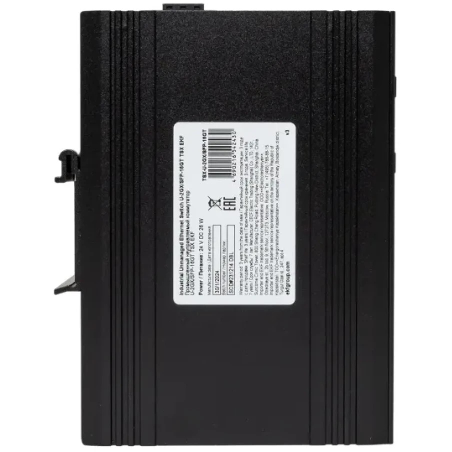 Коммутатор промышленный EKF TSX-U-2GX/SFP-16GT неуправляемый U-2GX/SFP-16GT TSX