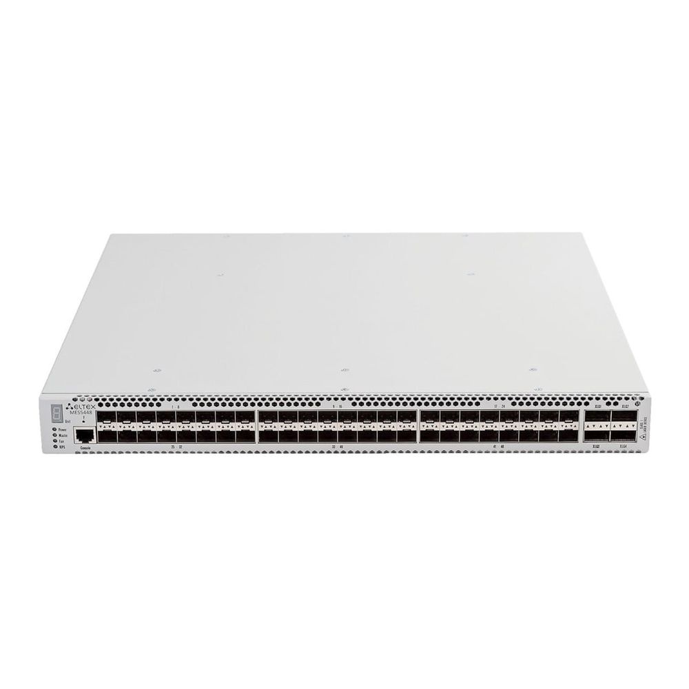 Коммутатор Eltex Ethernet-коммутатор MES5448, 48 портов 10G Base-R, 4 порта 40G(QSFP), коммутатор L3