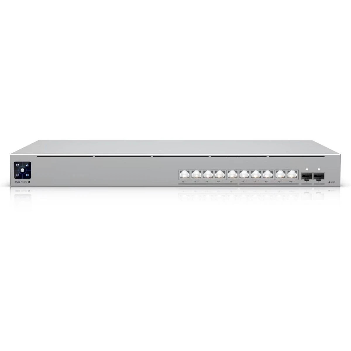 Ubiquiti UniFi Switch Pro XG 10 PoE PoE-коммутатор в стойку, 10х 10G RJ45, 2х 10G SFP+, раздача 400