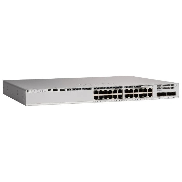 Коммутатор Catalyst 9200L 24-port PoE+, 4 x 1G, Network Essentials C9200L-24P-4G-E