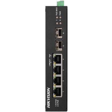 Коммутатор Hikvision DS-3T0506HP-E/HS неуправляемый