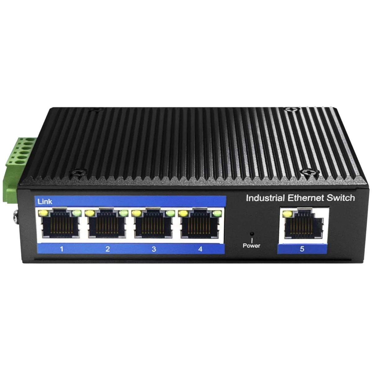 Коммутатор CUDY 5-Port Gigabit Industrial PoE Switch  5-Port Aluminum Industrial, 1000Mbps 5-Port RJ