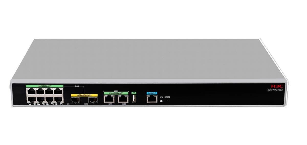 Контроллер доступа H3C WX2860X Access Controller with 10*1000BASE-T Ports and 2*SFP Plus Ports