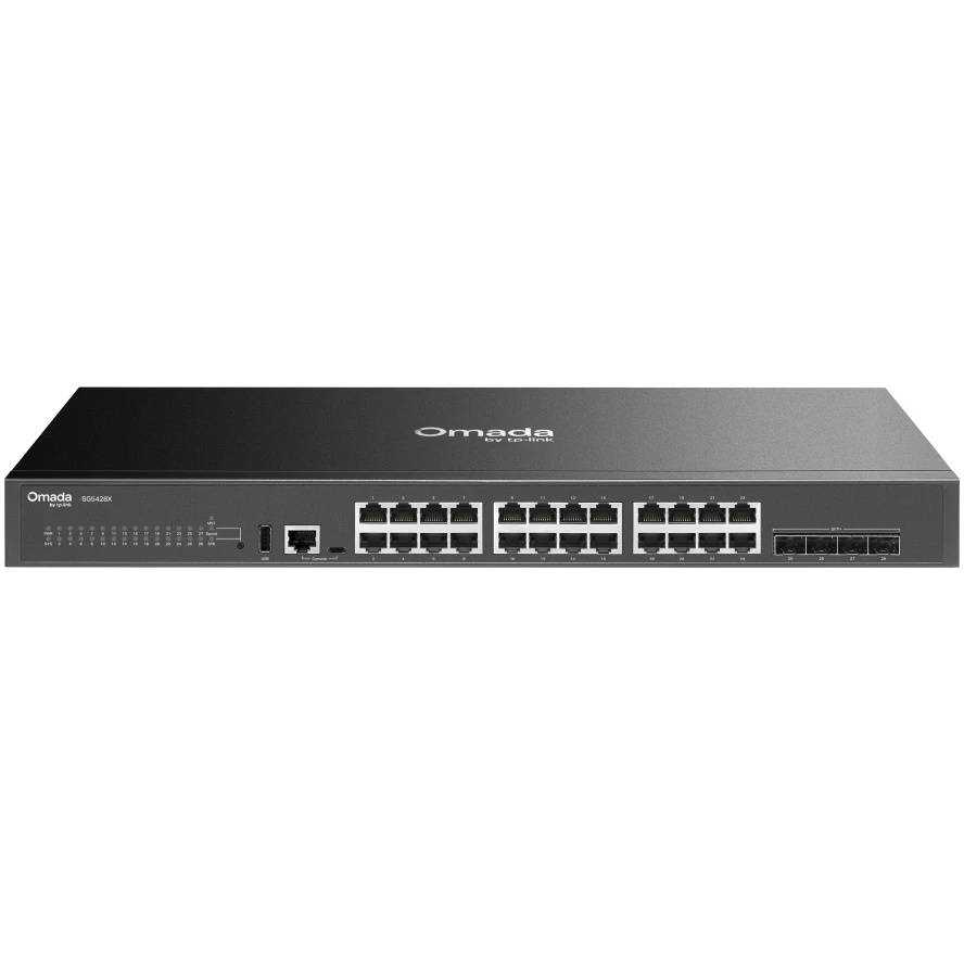 Коммутатор Omada 24-Port Gigabit Stackable Lite L3 Managed Switch with 4 10G Slots