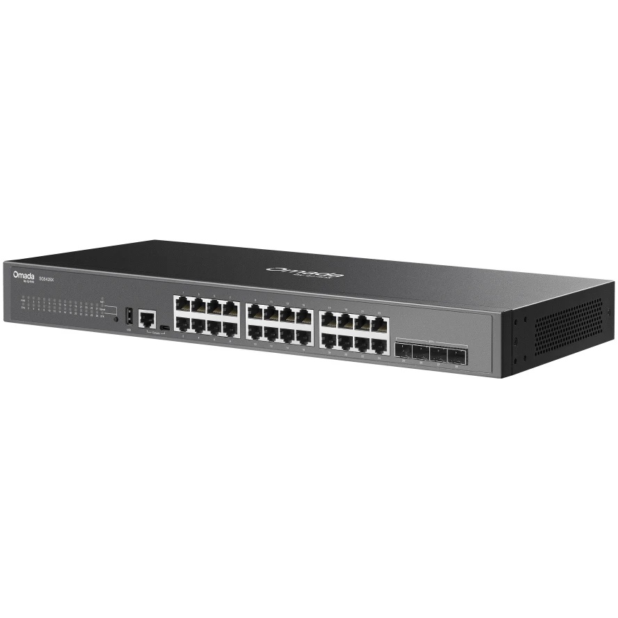 Коммутатор Omada 24-Port Gigabit Stackable Lite L3 Managed Switch with 4 10G Slots