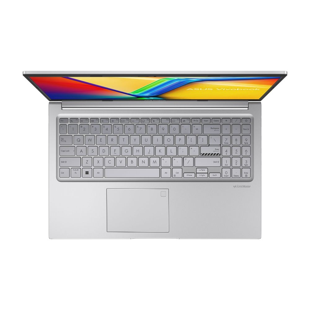 Ноутбук ASUS Vivobook 15 Intel Сore i3-1215U/8Gb/SSD256Gb/15.6";/FHD/IPS/backlit/NoOS/Cool Silver (9